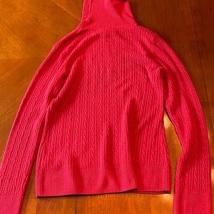 Croft and Barrow red turtle neck sweater